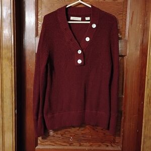 Oversized Red Sweater